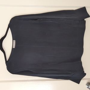 Everlane long sleeve silk shirt